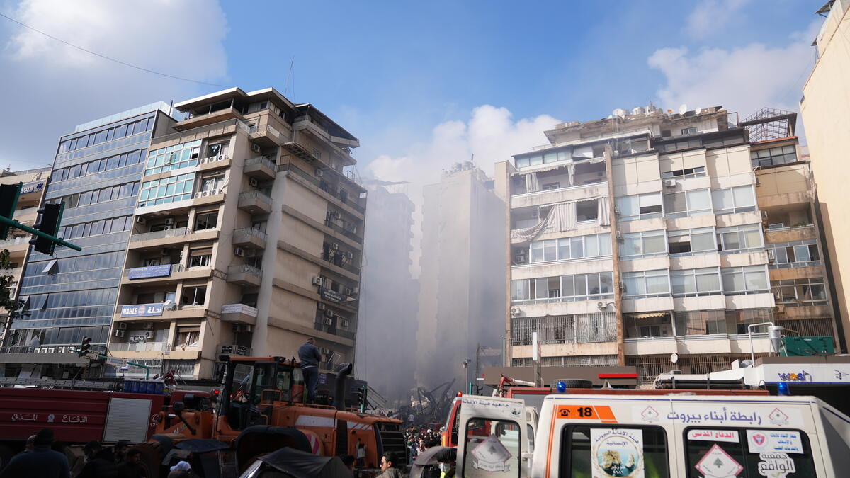 One of the largest waves of Israeli strikes so far has just hit over 60 locations across Beirut and beyond. ; Following Israeli strikes that struck earlier today in Beirut, significant damage has been reported in a densely populated area. Homes and civilian infrastructure have been impacted. Hundreds people were killed.