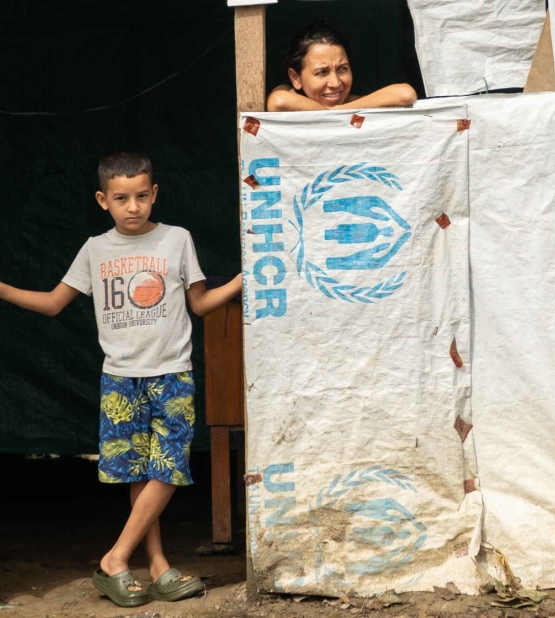 Help families forced to flee