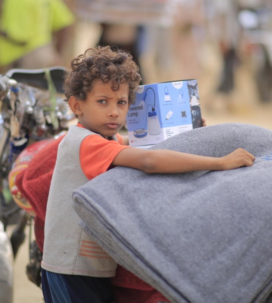 Displaced Boy in Yemen