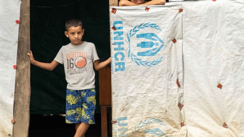 Help families forced to flee