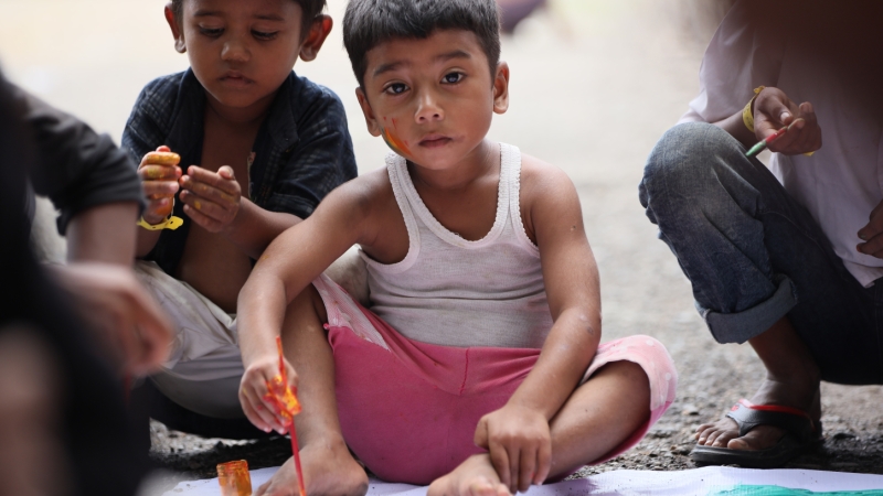 Rohingya children